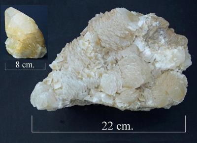 Calcite, Creigiau quarry. Bill Bagley Rocks and Minerals